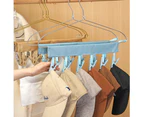 Portable Hanger Clips Travel Clothesline Travel Hangers Towel Drying Rack Clothing Hanger Folding Portable Sock Swimsuit Drying Rack Hanger
