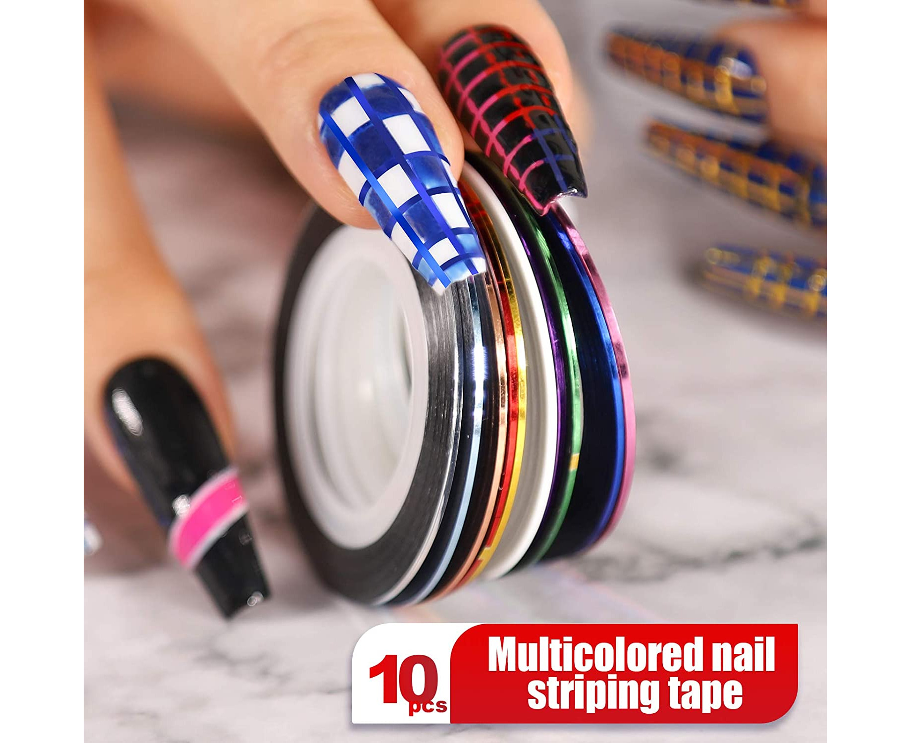 Nail Art Pen Acrylic Handle Brushes Double Head Silicone Nail Tool
