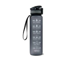 6.7 oz Motivational Water Bottle with Time Marker