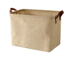 Storage Basket Decorative Dense Stitches Fabric Dirty Clothes Basket for-#4