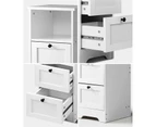 Oikiture Chest of Drawers Storage Cabinet Dresser Side Table Hamptons Furniture