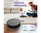 Advwin 3-in-1 Robot Vacuum Cleaner 2500Pa Strong Suction Self-Charging Black