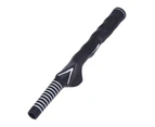 Golf Correct Posture Practice Pole Putter Grip Anti-Slip Rubber Handle Accessory Black