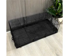 Cage Chassis Mat Leakproof Convenient Easily Clean Comfortable Exquisite No Odor Waterproof Cage Outside Liner Washable Bottom Cover for Hamster Black
