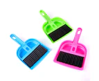 1 Set Broom Set Portable Handy Random Color Mini Cleaning Sweeper Set Pets Cleaning Tool