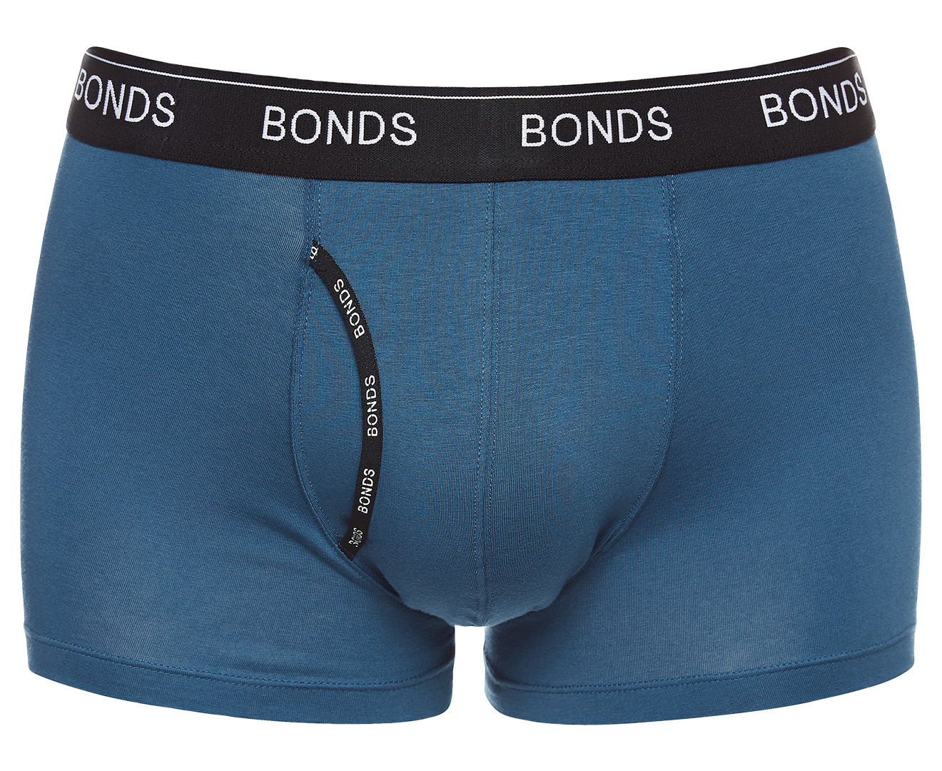 9 x Mens Bonds Guyfront Trunks Underwear Charcoal/Black Stripe, Black,  Charcoal