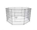 Paw Mate Pet Playpen 8 Panel 30in Foldable Dog Exercise Enclosure Fence Cage