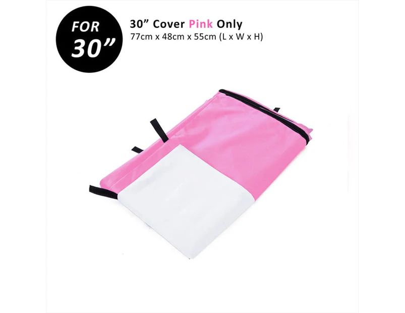 Pink Cage Cover Enclosure For Wire Dog Cage Crate 30in