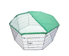 Pet Playpen 8 Panel 36in Foldable Dog Cage Cover