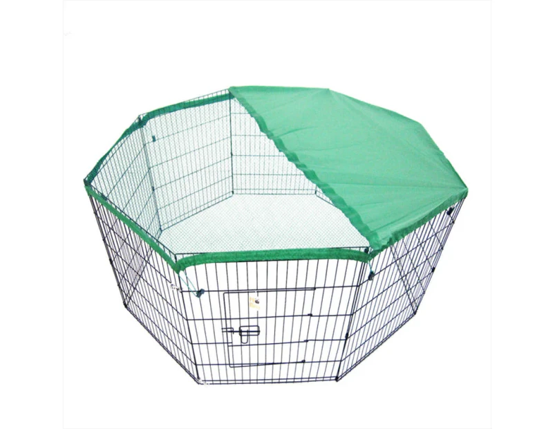 Pet Playpen 8 Panel 36in Foldable Dog Cage Cover