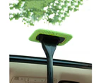 Car Windshield Window Fog Water Dust Remove Clean Cloth Brush Cleaning Tool Dark Blue