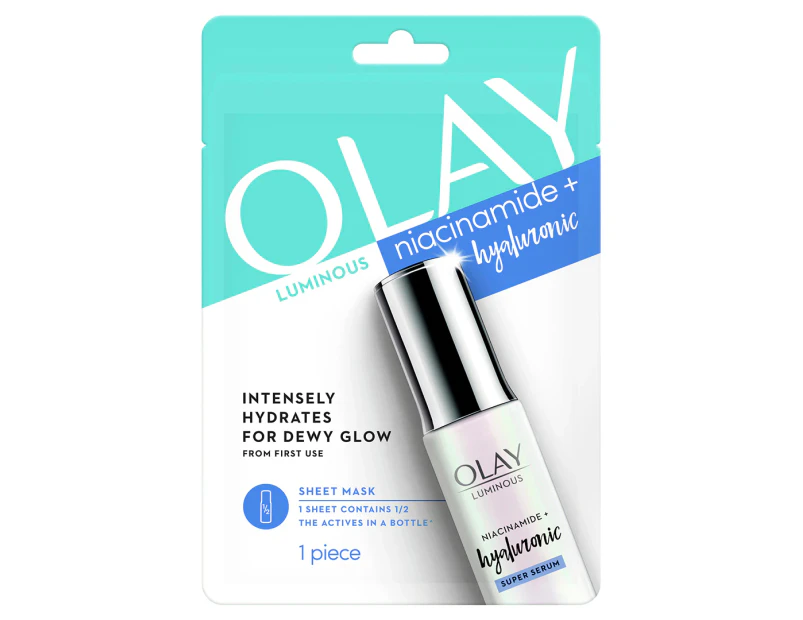 Olay Luminous Niacinamide & Hyaluronic Sheet Mask