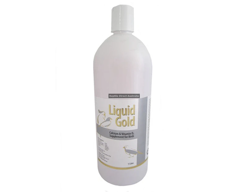 Passwell Birds Liquid Gold Calcium & Vitamin D Supplement for Birds 1L