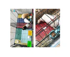 Small Animal Hamster Rabbit Skidproof Splicing Foot Pad Cage Floor Mesh Mat