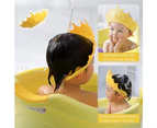 3 pcs Baby Shower Cap Waterproof Shampoo hat for Children Toddler Girls Boys Protect Ears Eyes Bathing Crown Shampoo cap