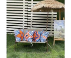 Waterproof Patio Furniture Cushion Covers Set of 4 Boho Style Decorative Cushion Covers 18" x 18".