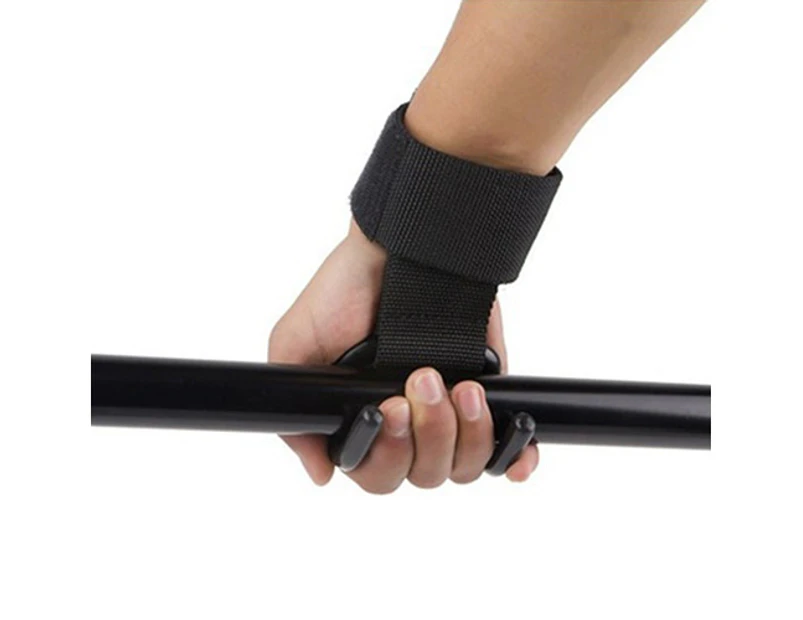 1Pc Pro Weight Lifting Training Fitness Gym Hook Grip Strap Glove Wrist Support