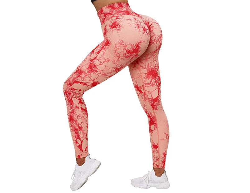 Women Scrunch Butt Lifting Workout Leggings Seamless High Waisted Yoga  Pants 