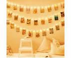 10M 100LED fairy lights with 50 clips for photos fairy lights - warm white- light string photo clip
