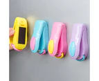 Lovely Mini Heat Sealing Machine Impulse Sealer Seal Packing Plastic Bag Kit-Yellow Base/Pink Cover-10cm by 3.5cm by 4cm