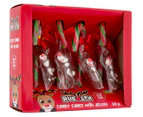 3 x Park Avenue Rudolph Candy Canes w/ Jellies 88g