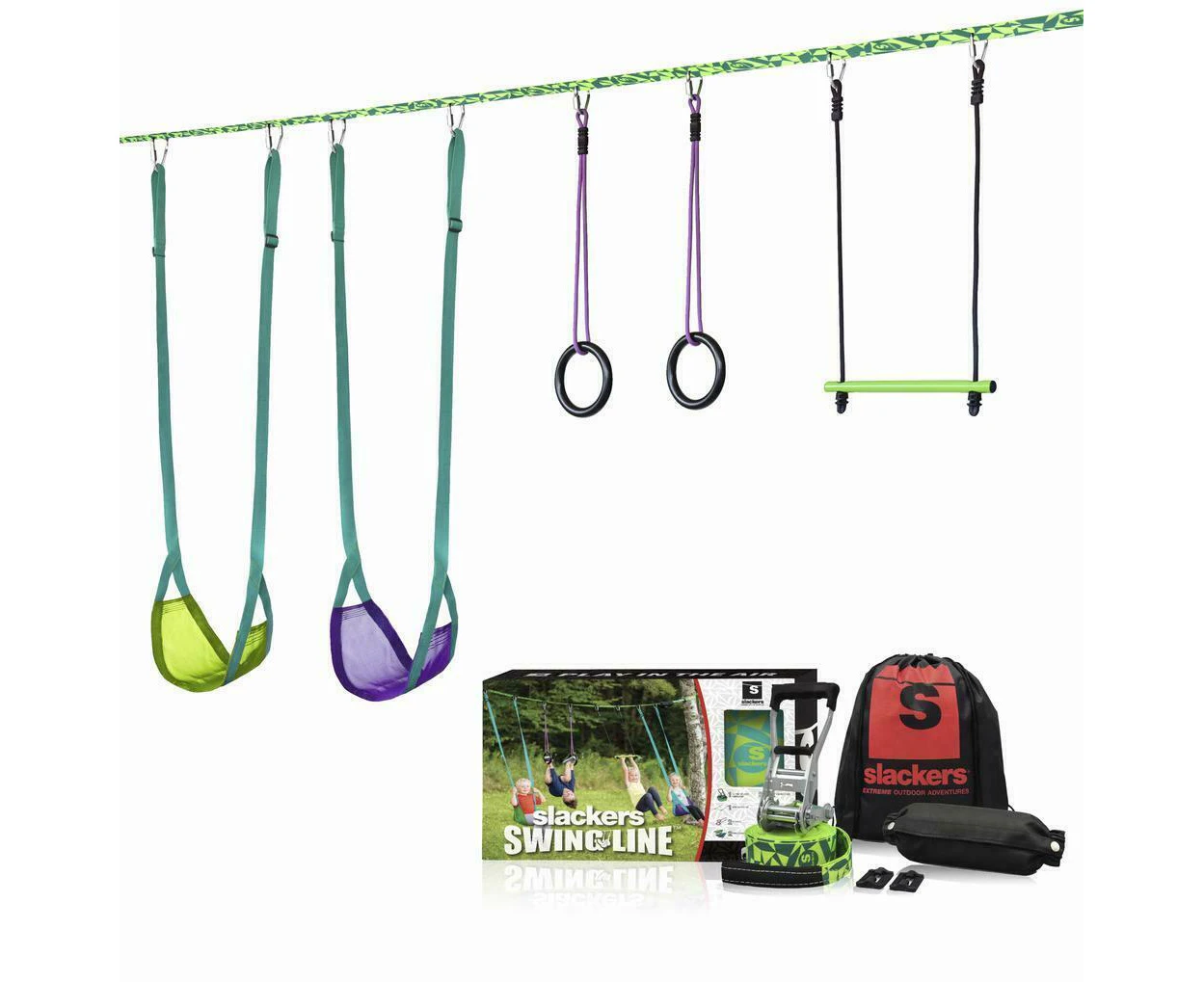 Slackers Swingline Outdoor Interactive Kids/Childrens Interactive Toy 3+