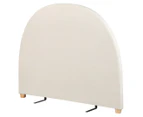 Milano Decor Newark Curved Beadhead - Cream