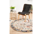 Evoke 255 Ivory Round Rug