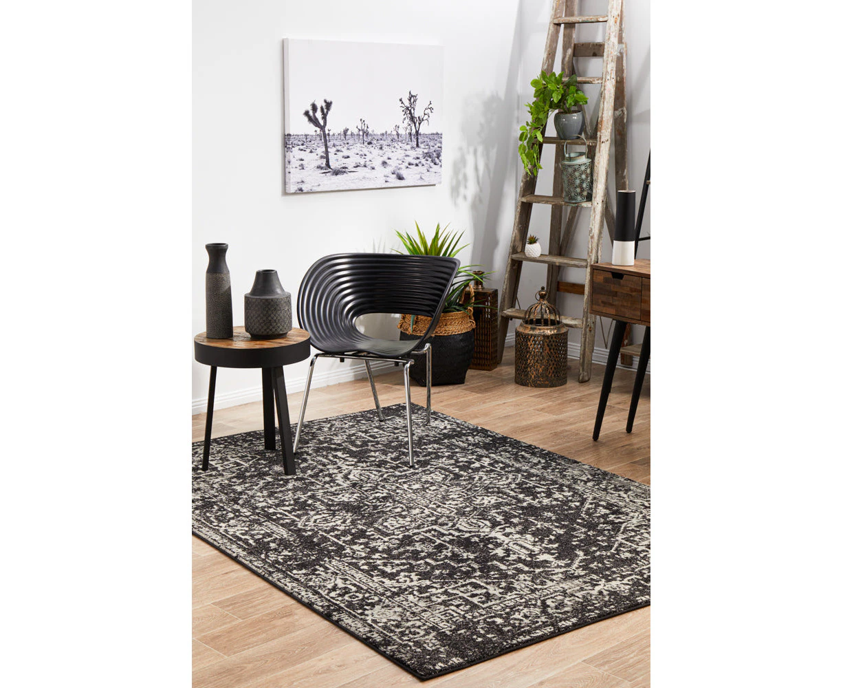 Evoke 253 Charcoal Runner Rug