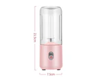 Electric Juicer Mini Portable USB Charge 300ML Fruits Juicer for Kitchen-Pink
