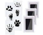 pcs Baby Imprint Set Baby Handprint and Footprint Clean Touch Ink Pad Baby Handprint- 9.5*5.7CM