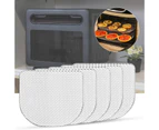 5Pcs Grill Mesh Heat Resistant Multi-purpose Leak-proof Hollow Out Design Grill Stand Kitchen Tools