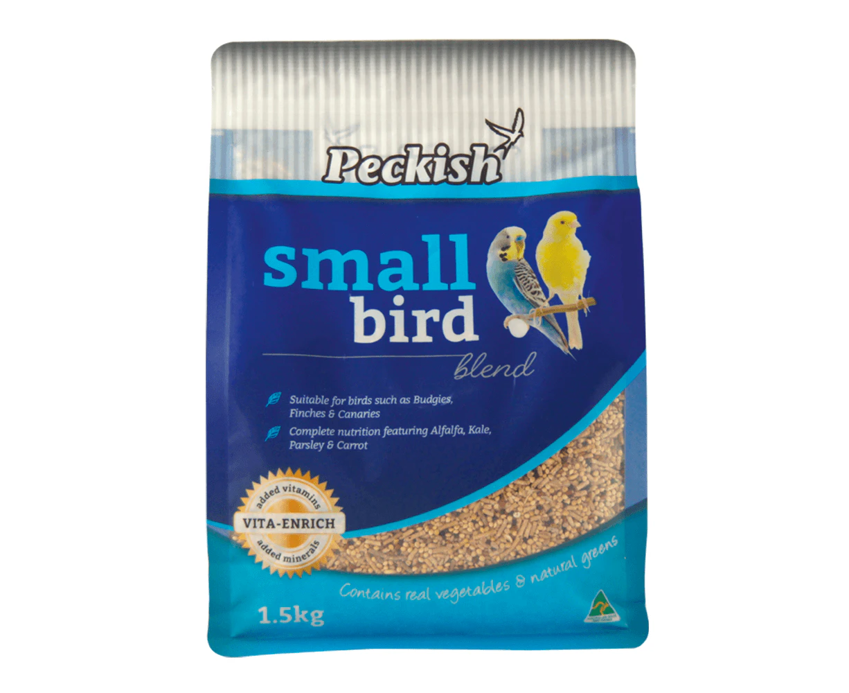 Peckish Small Bird Blend Feed Pellets for Budgies Finches & Canaries 1.5kg