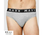 MAXX 5 Pack Hipster Briefs - Grey