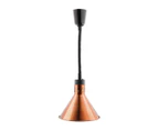 Apuro Retractable Conical Heat Lamp Shade Copper Finish
