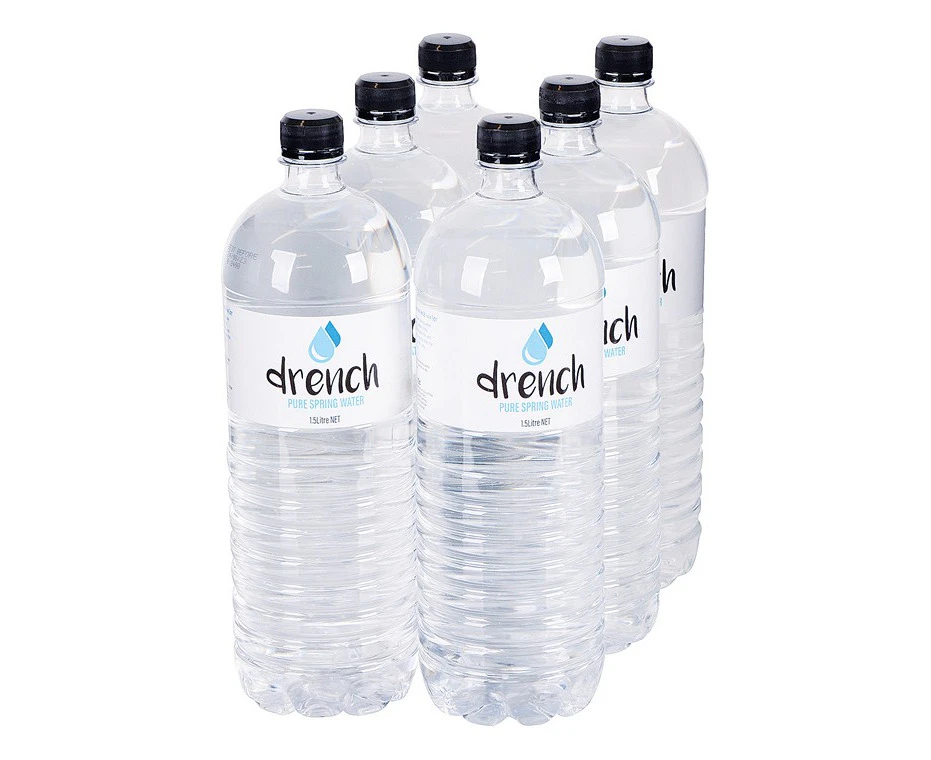 Drench spring water 1.5lt x 6 pk shrink