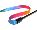 Interactive Cat Toys Teaser Rainbow Wand String - 1 Pack -RAINBOW (2 Pack)
