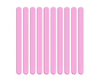 10Pcs 24 Cavity Ice Cream Sticks Food Grade Heat-Resistant Durable Popsicle Sticks Party DIY Ice Cream Accessories for Home  Rose Red