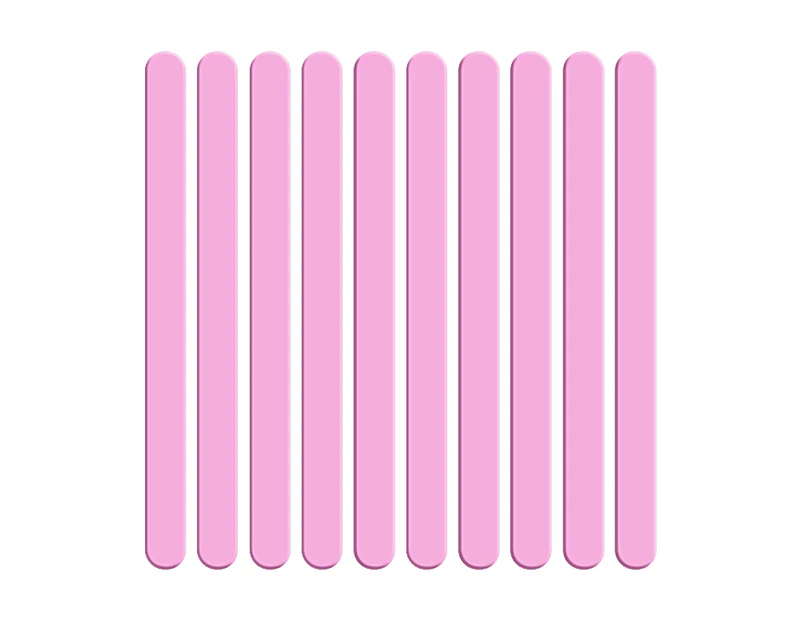10Pcs 24 Cavity Ice Cream Sticks Food Grade Heat-Resistant Durable Popsicle Sticks Party DIY Ice Cream Accessories for Home  Rose Red