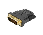 Gold Plated DVI-D Male 24+1 to HDMI-compatible Female Adapter Connector Converter for HDTV