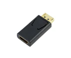 1080P HDTV PC Display Port DP Male to HDMI-compatible Female Adapter Video Converter