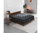 Cloud Zone Double Layer Euro Top Pocket Spring Mattress - Charcoal