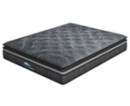 Cloud Zone Double Layer Euro Top Pocket Spring Mattress - Charcoal