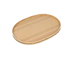 Creative oval tray wooden dessert wooden tray