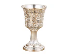 Wine Glass Anti-fade Large Capacity Solid Smooth Stable Drinking Container Thin Handle Antique Mini Wine Pot Cups for Banquet Silver