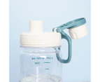 Water Bottle BPA Free Leak-proof PC Large Capacity Water Drinking Jug for Gym White