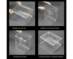Shoe Box Transparent Magnetic Multifunctional Thicken Space-saving Shoes Holder Household-Clear
