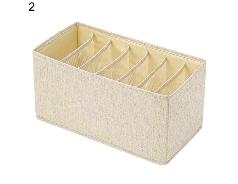 Storage Box Compartment Design Anti-wear Rectangular Divided Folding Clothes Organizer for Daily