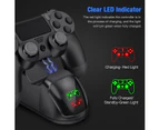 Beboncool Fast Ps4 Controller Charging Dock Station Dual Charger Stand With Display Screen For Play Station 4/ps4 Slim/ps4 Pro / Default Title