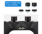 Anti-slip Silicone Cover For Ps5 Controller Case For Playstation 5 Skin Dualshock 5 Ps5 Accessories Thumb Grips Joystick Caps / Black